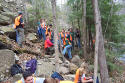 Working on a stream
crossing
