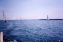 View from the lead boat